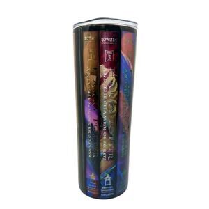 HARRY POTTER Classic Book Covers 20 oz. Sublimation Drink Tumbler w/Straw - NEW